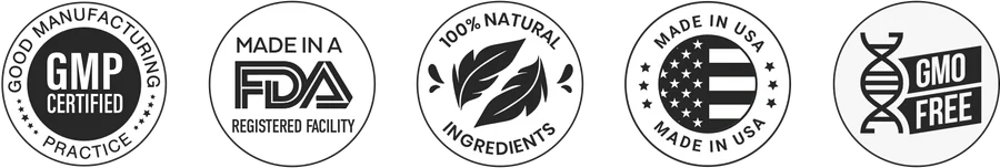 ProDentim certifications - Made in USA, GMP Certified, FDA Registered facility