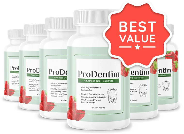 ProDentim 3+3 Bottles · 180 Day Supply